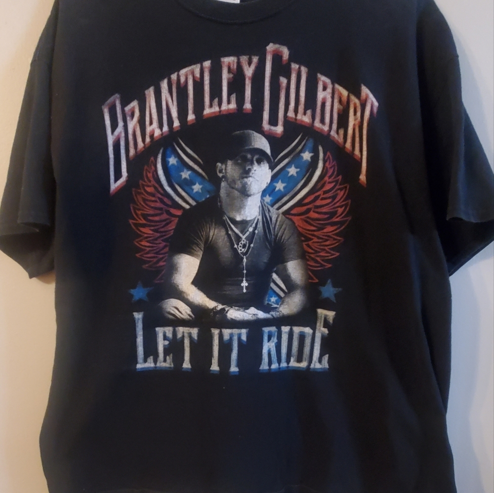 Brantley Gilbert let it ride concert tee xl